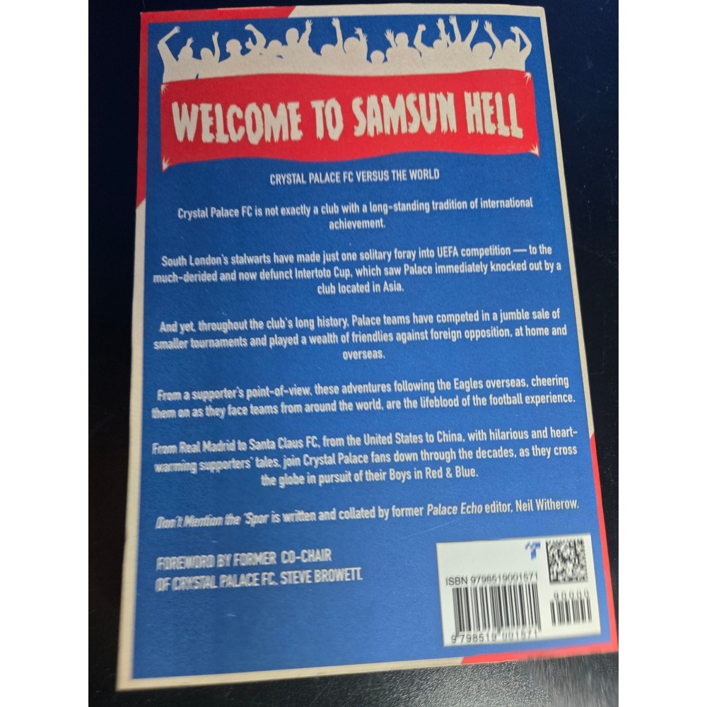 Neil Witherow Don't Mention the 'Spor Crystal Palace Paperback Book - Picture 7 of 8